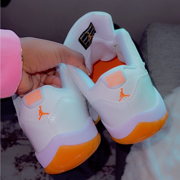 Air Jordan 11s Lo “Bright Citrus” SZ 7 - Picture 3 of 5